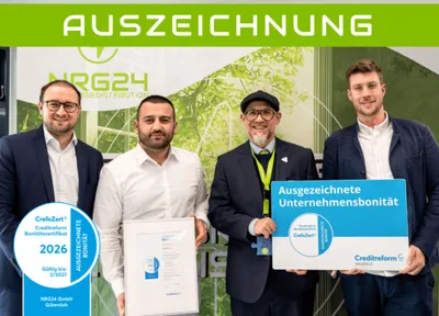 Ausgezeichnete Unternehmensbonität